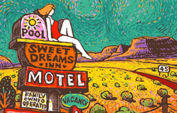 ODP-009　the Sweet Dream Inn　sizes on demand　original digital printmaking limited edition　