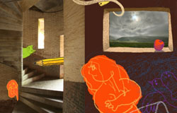 ODP-010　the Journey - 1　sizes on demand　original digital printmaking limited edition　