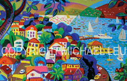 SA-65　Sausalito-2　image 27 x 34.5 in.　original serigraphs　ed. 195　$500　