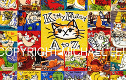 SA-67 　Fuzzy A to Z　image 25 x 35 in.　original serigraphs　ed. 135　$880　