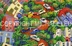 SA-93　Lombard Street　image 24 x23 in.　original serigraphs　ed. 165　$800　
