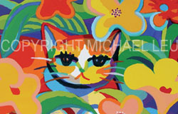 SB-85　in Spring Garden　image 17 x 22 in.　original serigraphs　ed. 180　$600　