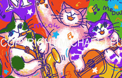 SC-111　M for Musicians　image 10.5 x 13.5 in.　original serigraphs　ed. 199　$280　