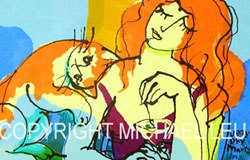 SC-93　Very Dry Matrini　image 11.5 x 14.5 in.　original serigraphs　ed. 135　$280　