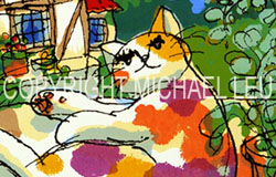SC-98　Spring Garden　image 11 x 15 in.　original serigraphs　ed. 180　$220　